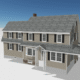 3D home roof rendering using Hover technology - FRG Contractor.